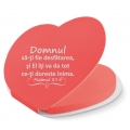 Notes adeziv inima, Domnul sa-ti fie desfatarea... Notes adeziv inima, Domnul sa-ti fie desfatarea...